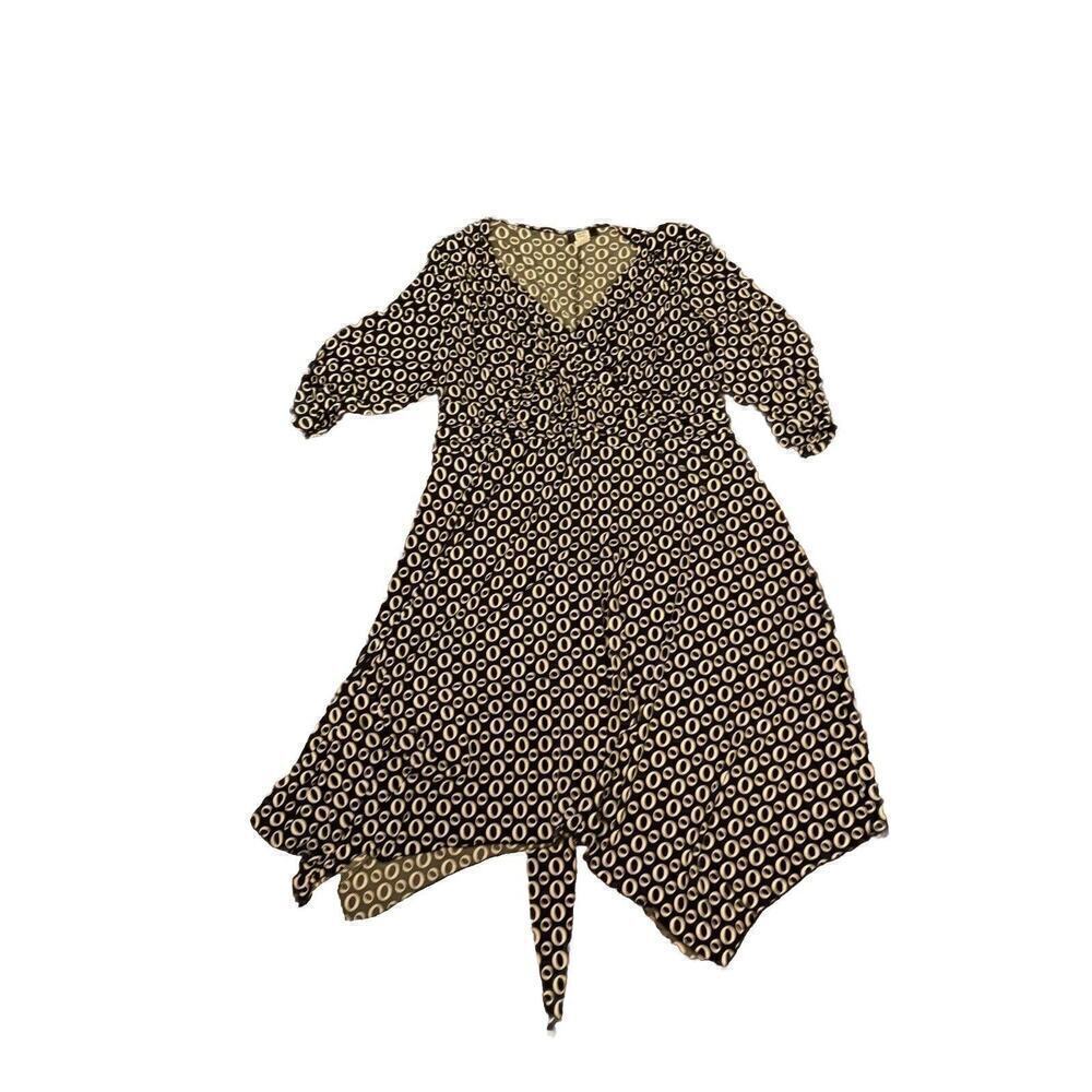 Studio 1940 Womens Dress Sz 18/20 Geometric Black White Dress